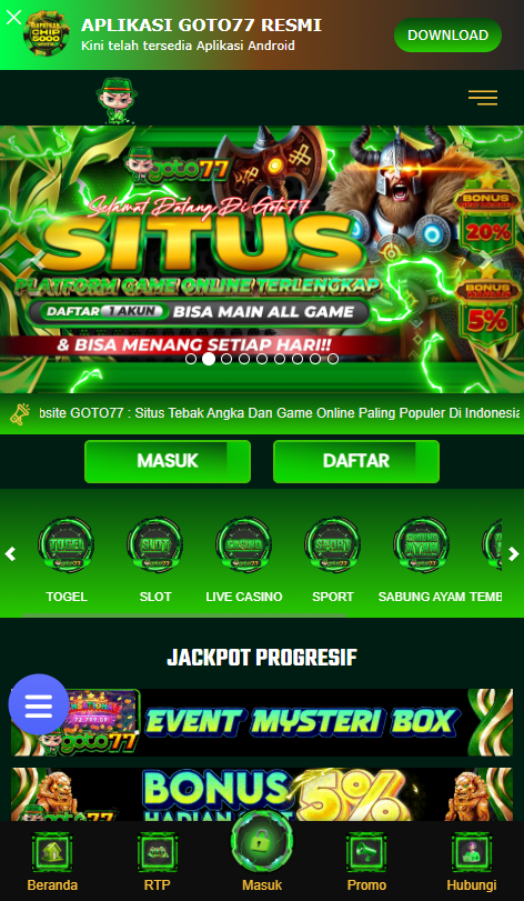 Goto77 Platform Game Online Modern dengan Akses Cepat